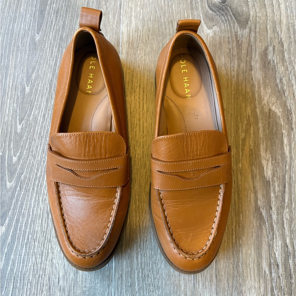 Cole Haan Brown Leather Loafers